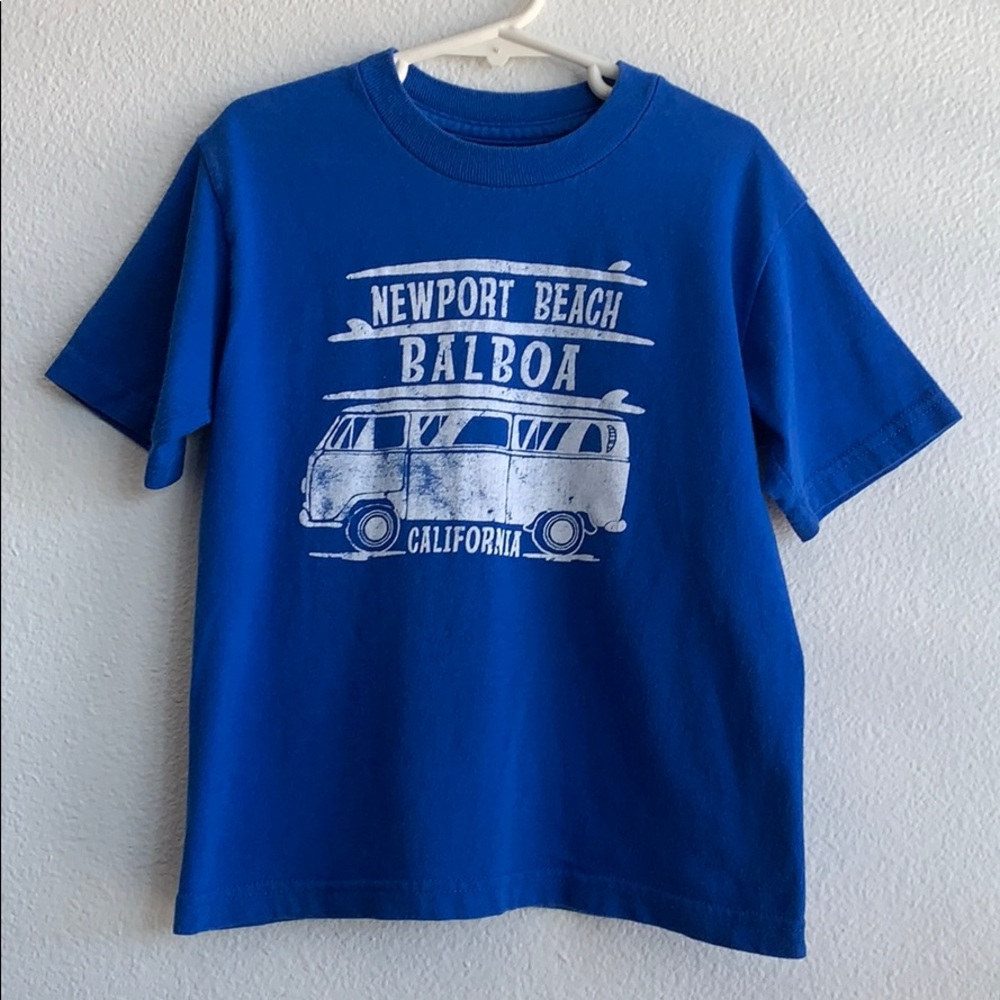 Kids Newport Beach balboa blue tee